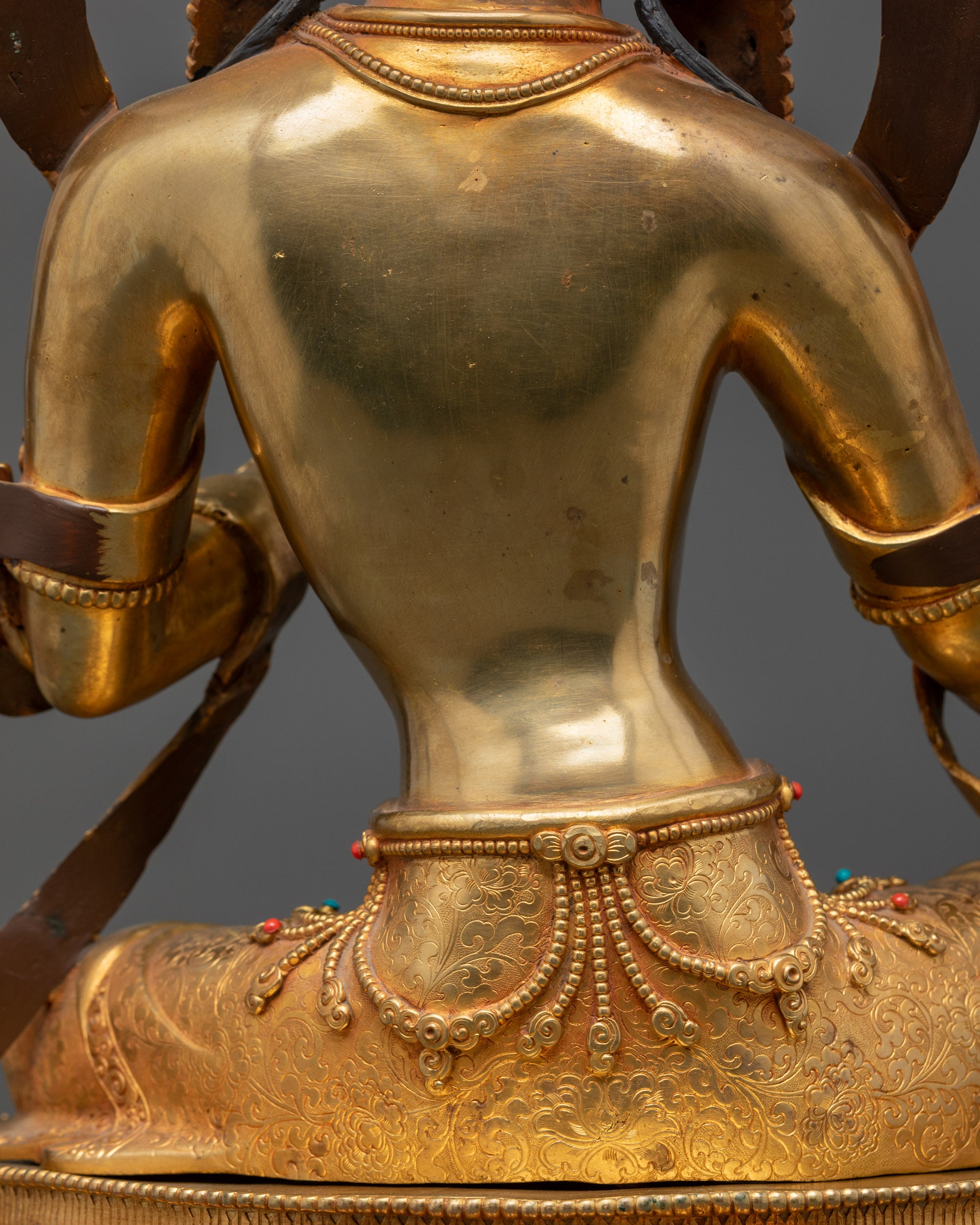 Peaceful Green Tara Statue | Handcrafted Tibetan Goddess for Home Decor