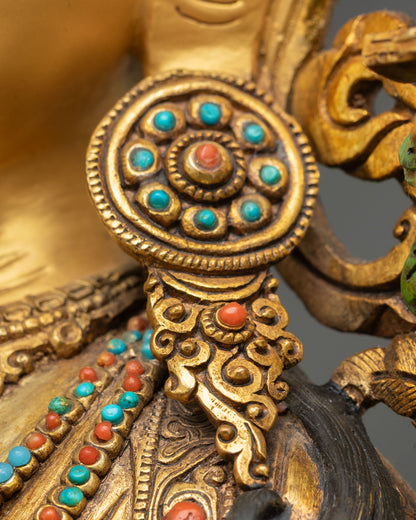 Manjushree Bodhisattva | Traditional Nepalese Buddhist Sculpture