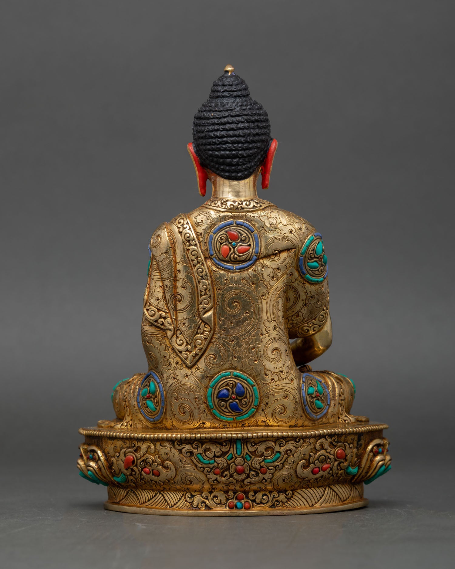 Five Dhyani Buddha Sculpture – Representation of Enlightened Wisdom