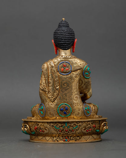 Five Dhyani Buddha Sculpture – Representation of Enlightened Wisdom