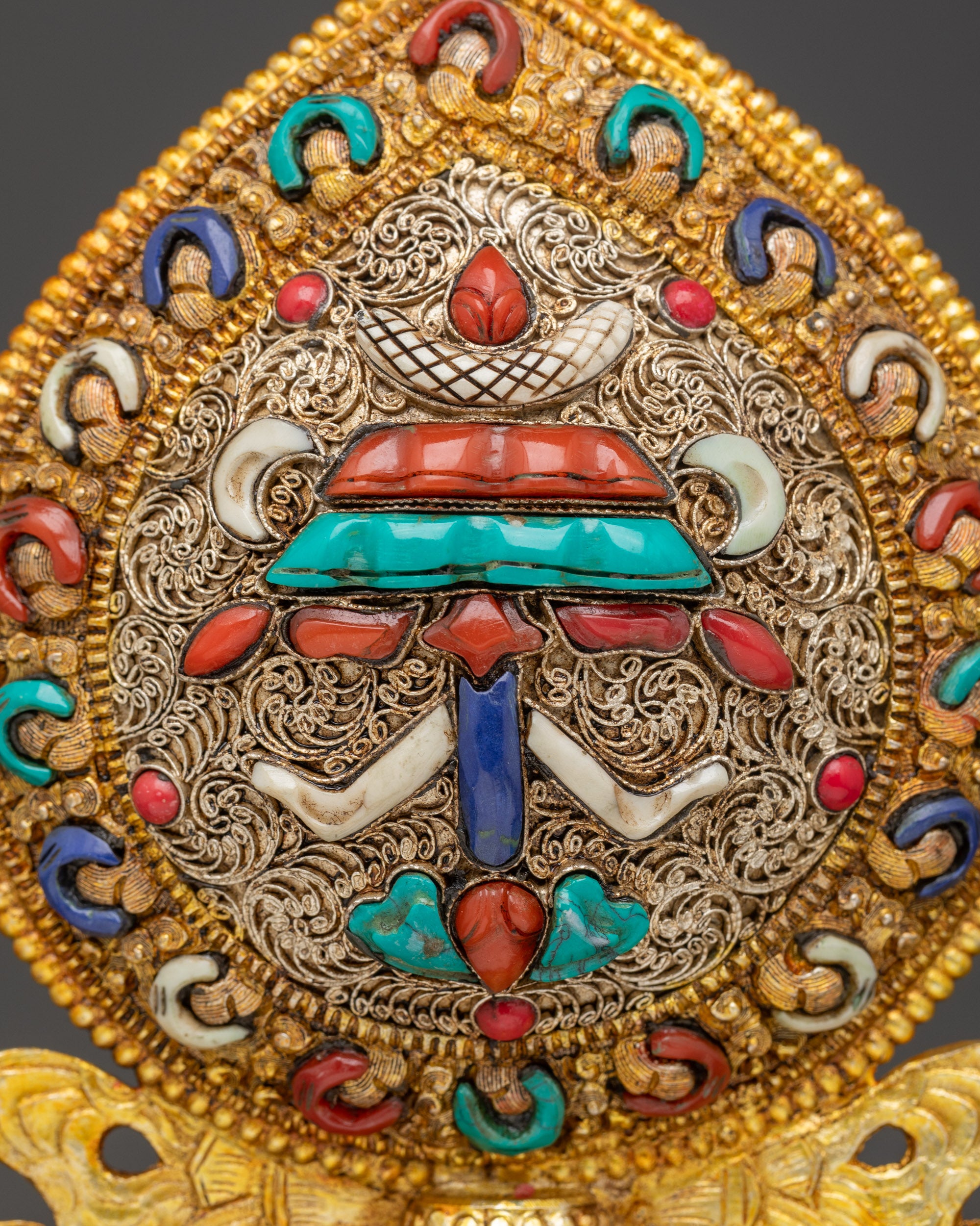 Ashtamangala Set | Sacred Eight Auspicious Symbols for Buddhist Altars