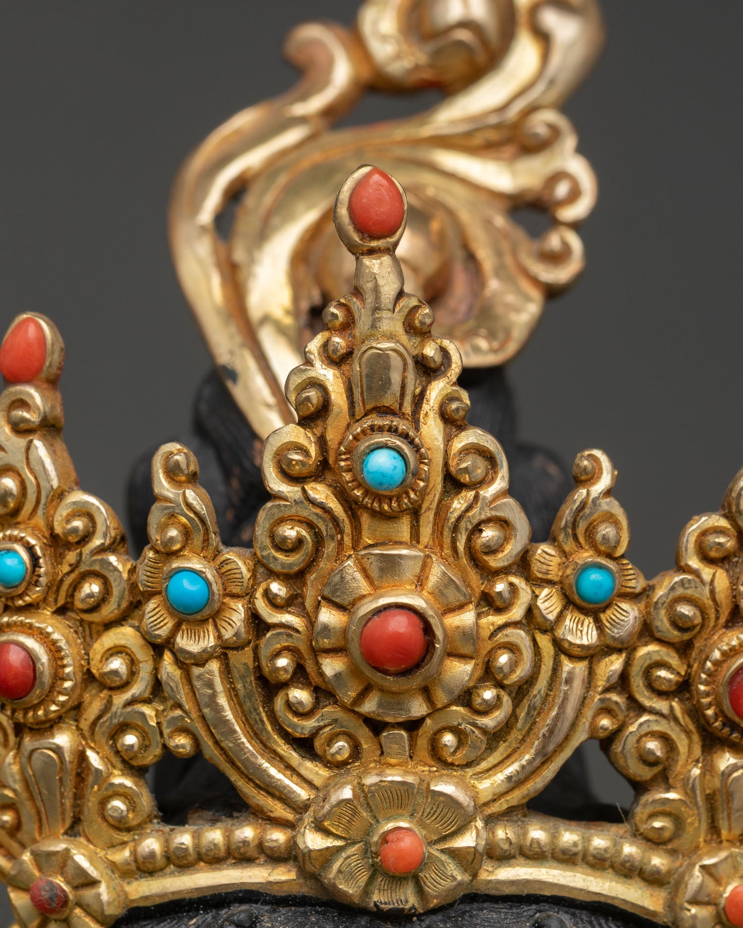 Green Tara Statue | 24K Gold Gilded Copper Buddhist Art
