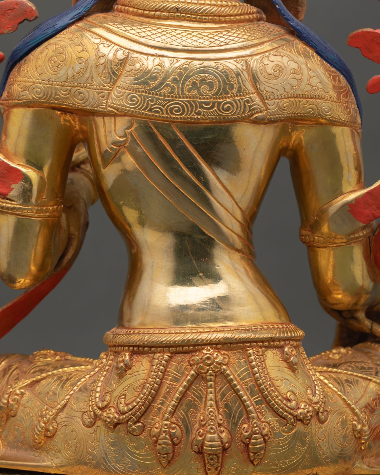 Green Tara Statue | Hand-Carved Nepalese Artwork