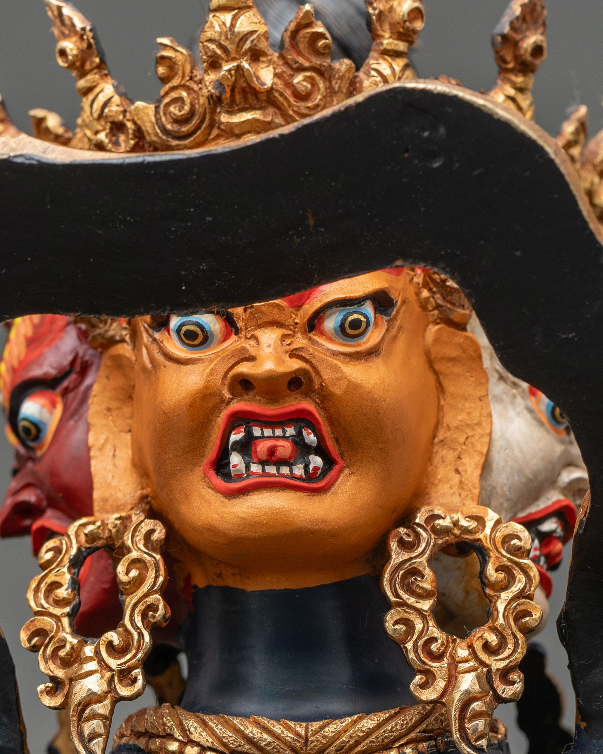 Colorful Kalachakra Statue | The Wheel of Time in Buddhism