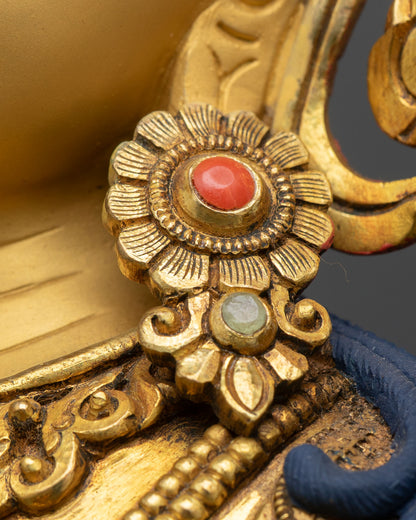 Manjushri Statue | Traditional Buddhist Art from Nepal