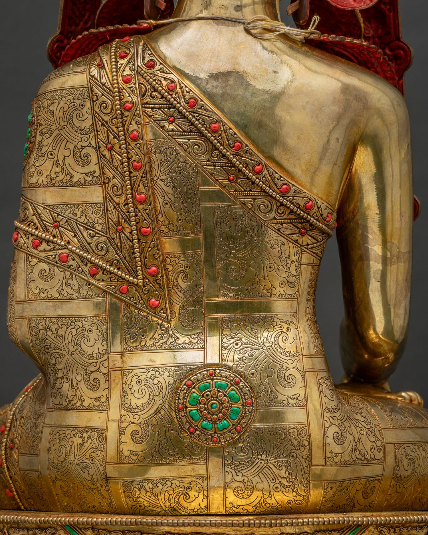 Large Jowo Rinpoche Statue | Traditional Nepalese Metalwork