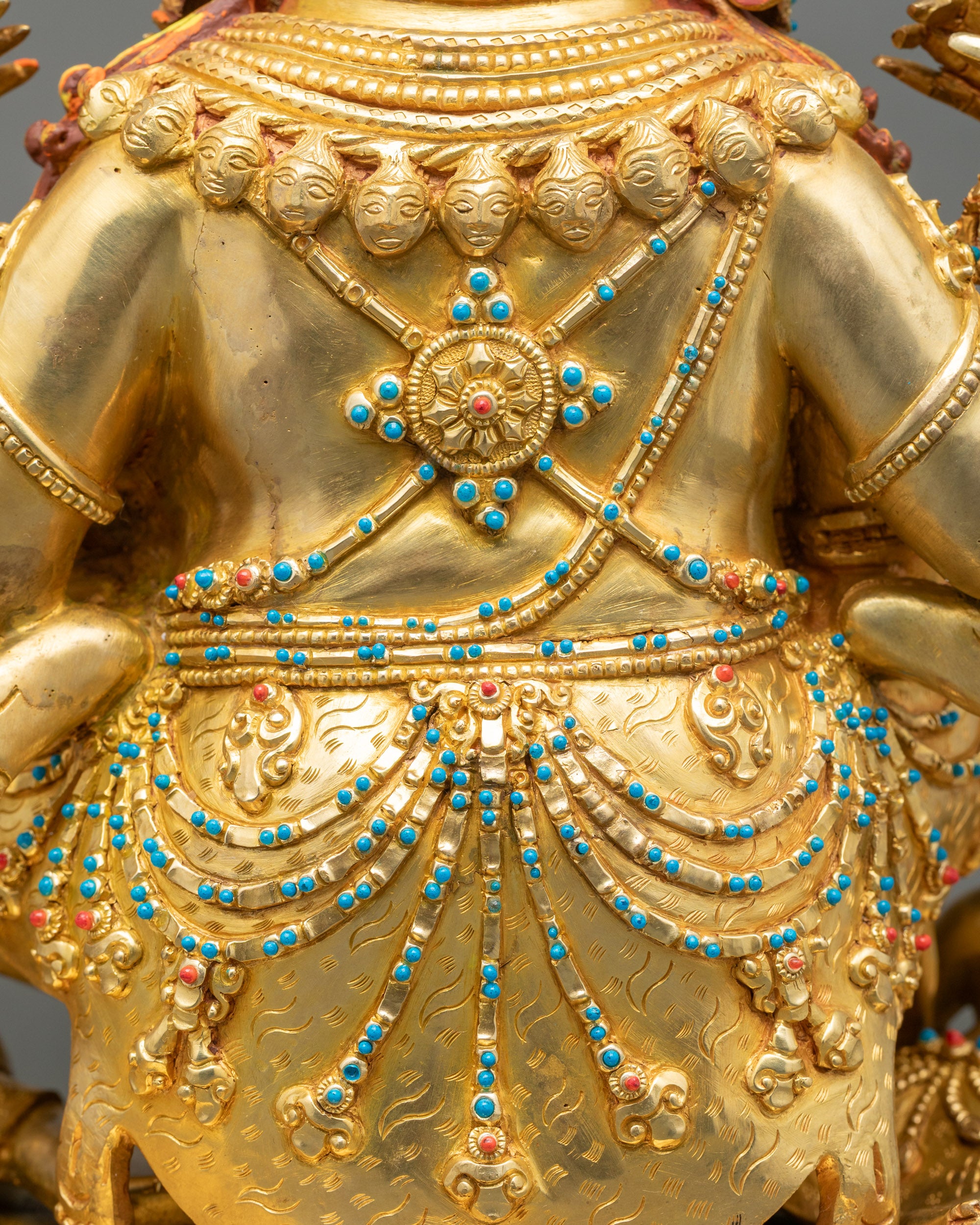 Buddhist Hayagriva Statue | Handmade Copper Art from Nepal