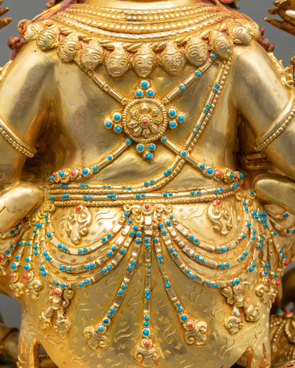 Buddhist Hayagriva Statue | Handmade Copper Art from Nepal