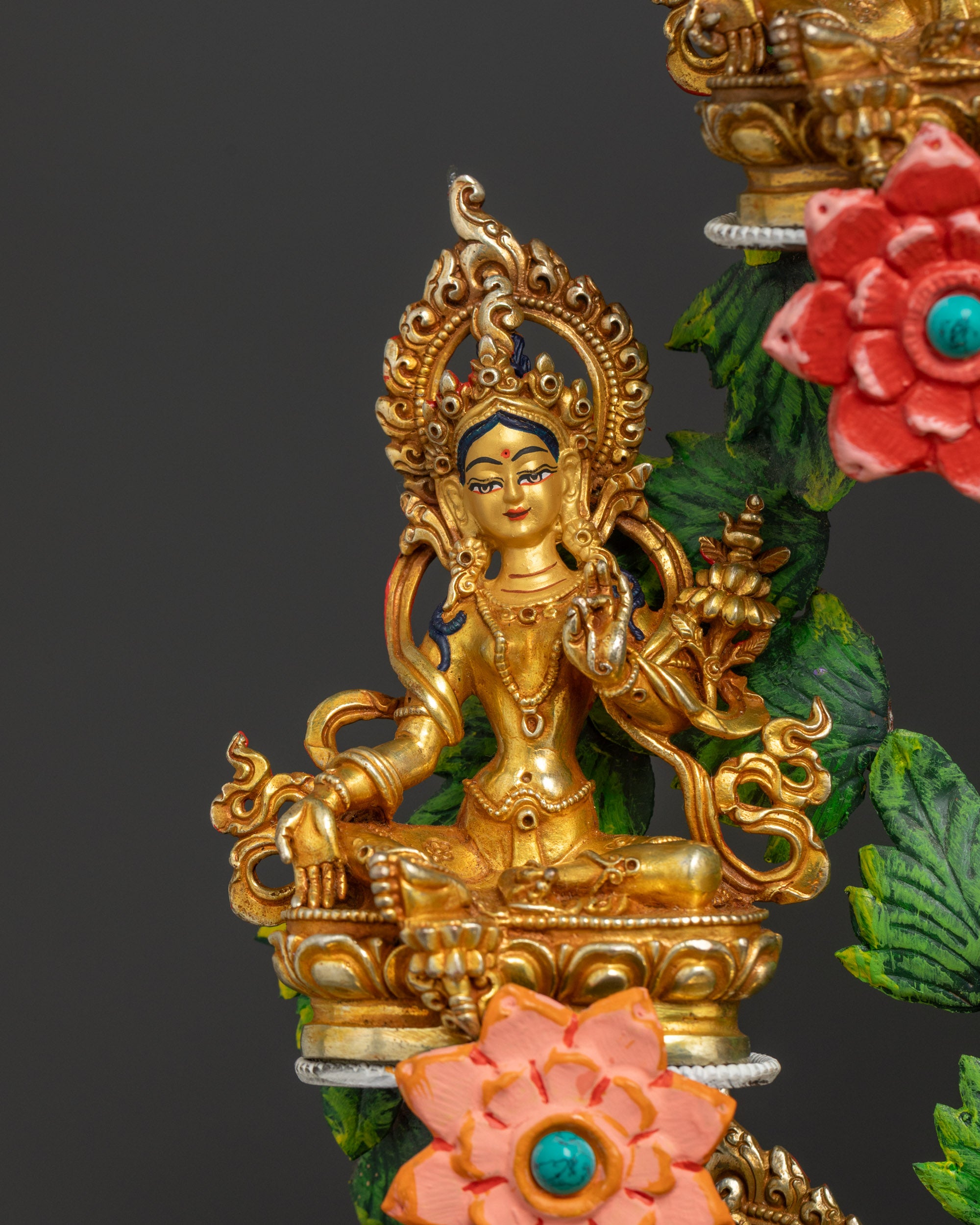 Complete 21 Tara Statue Tree Collection | Sacred Female Deity Ensemble