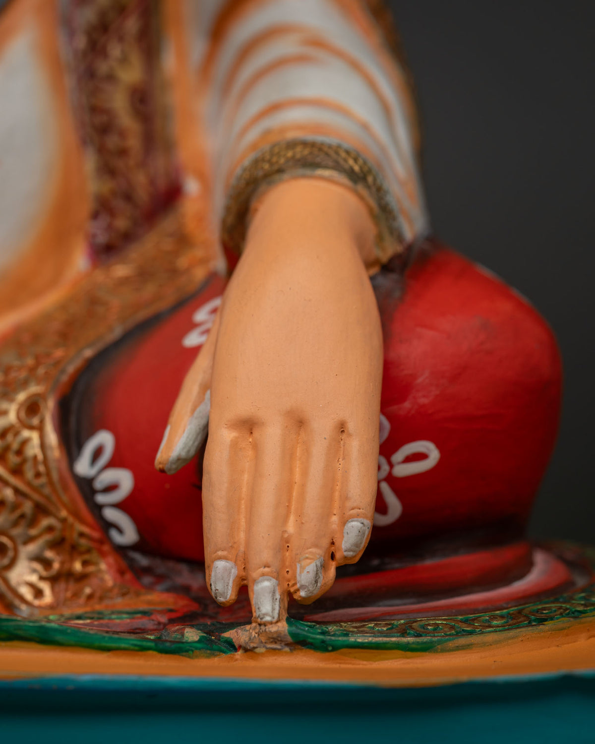 Hand-painted Marpa Statue Set | Revered Kagyu Lineage Founders