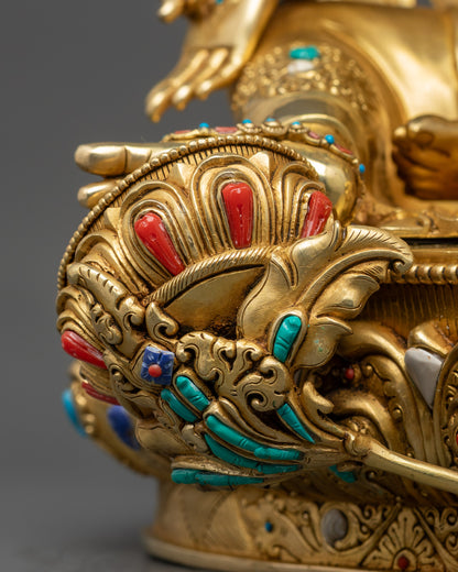 Premium Green Tara Buddhist Sculpture | Tibetan Altar Decor from Nepal