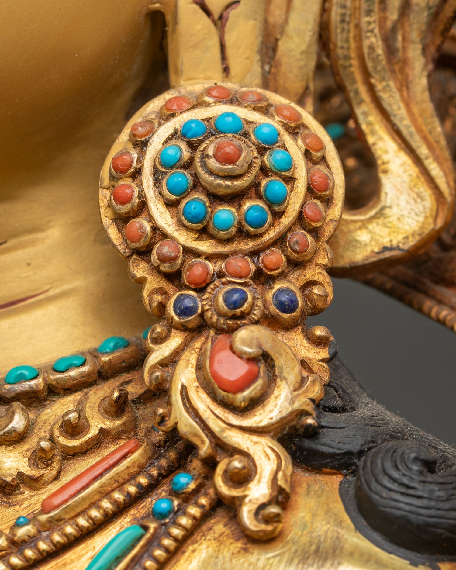 Green Tara Buddhist Statue | Traditional Newari Craftsmanship