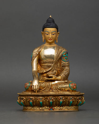Five Dhyani Buddha Sculpture – Representation of Enlightened Wisdom