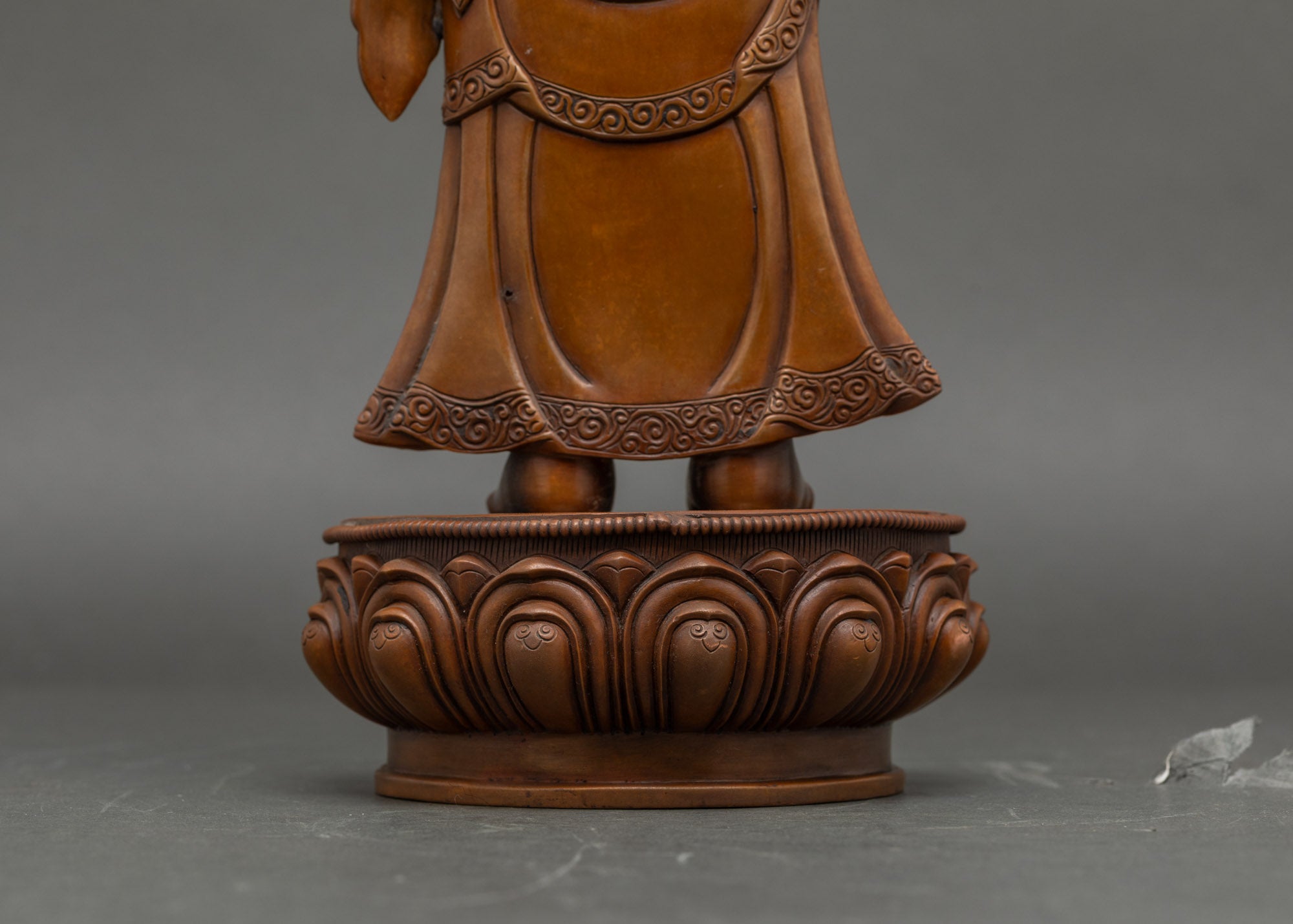 Hand-carved Sculpture of Buddha's Two Disciples