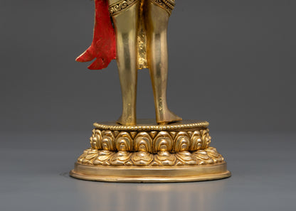 Eight Bodhisattvas Statue Collection | Traditional Nepalese Artistry