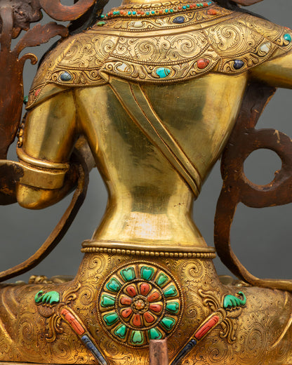 Manjushree Bodhisattva | Traditional Nepalese Buddhist Sculpture