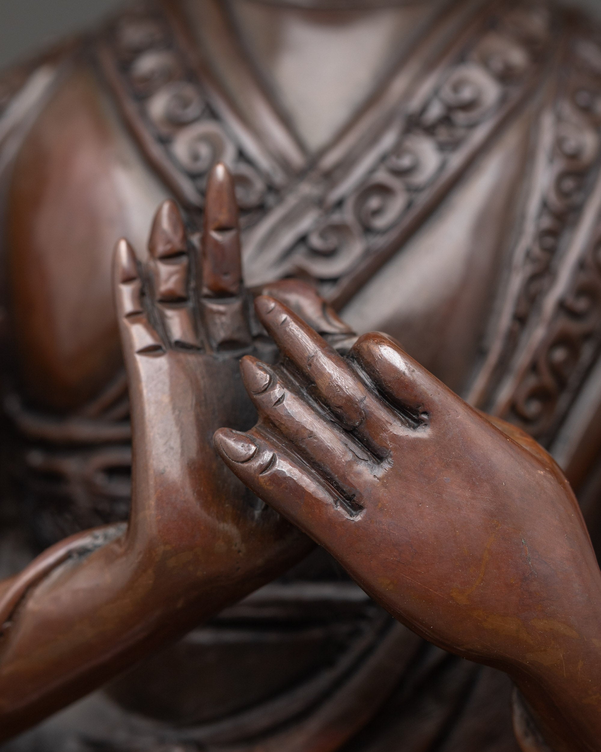 Je Tsongkhapa Statue Set | Himalayan Handcrafted Buddhist Art