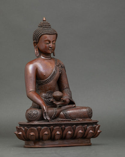 Five Dhyani Buddha Statue Set for Meditation and  Spiritual Practice