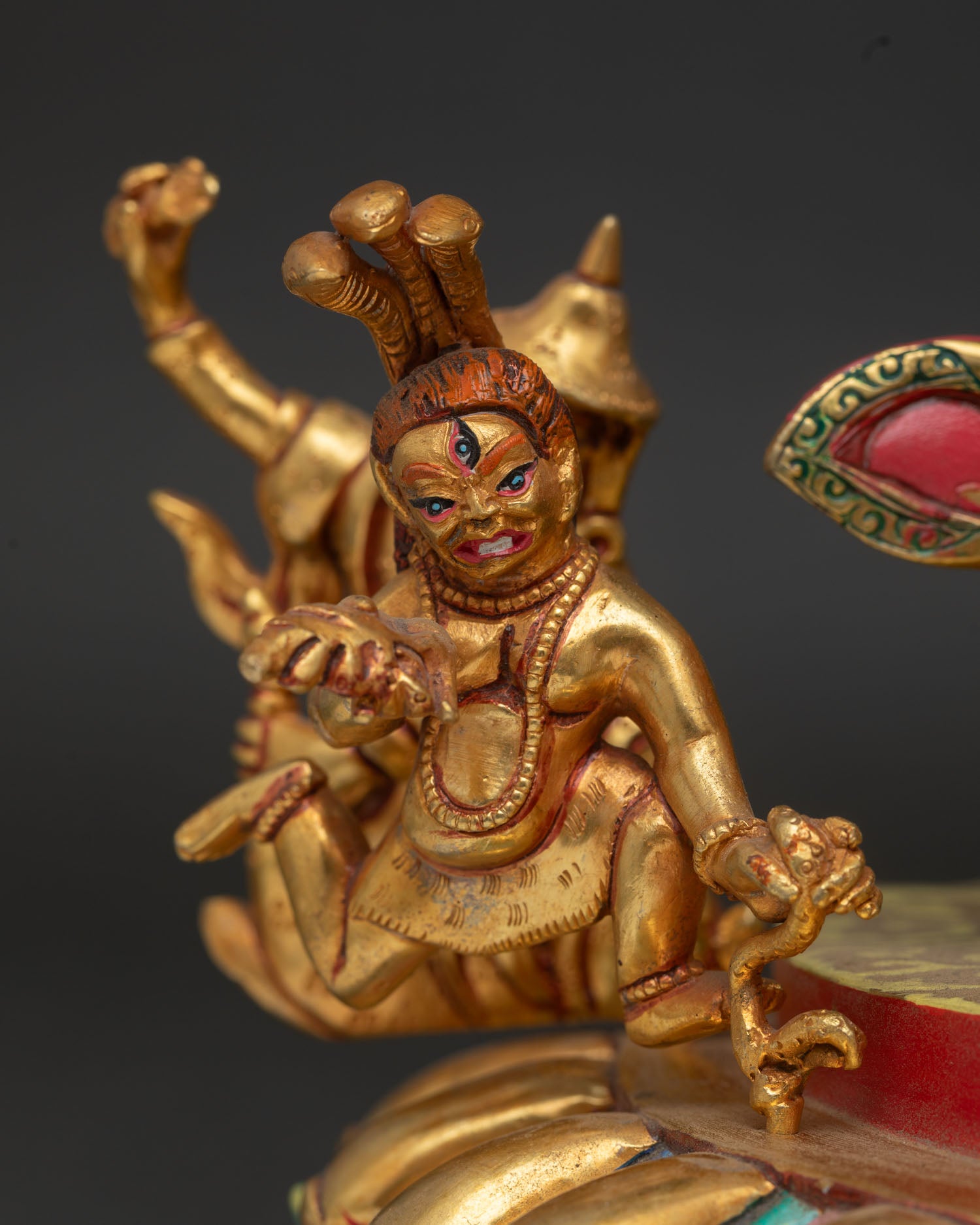 Standing Guru Rinpoche Statue | Buddhist Zen Decor from Nepal