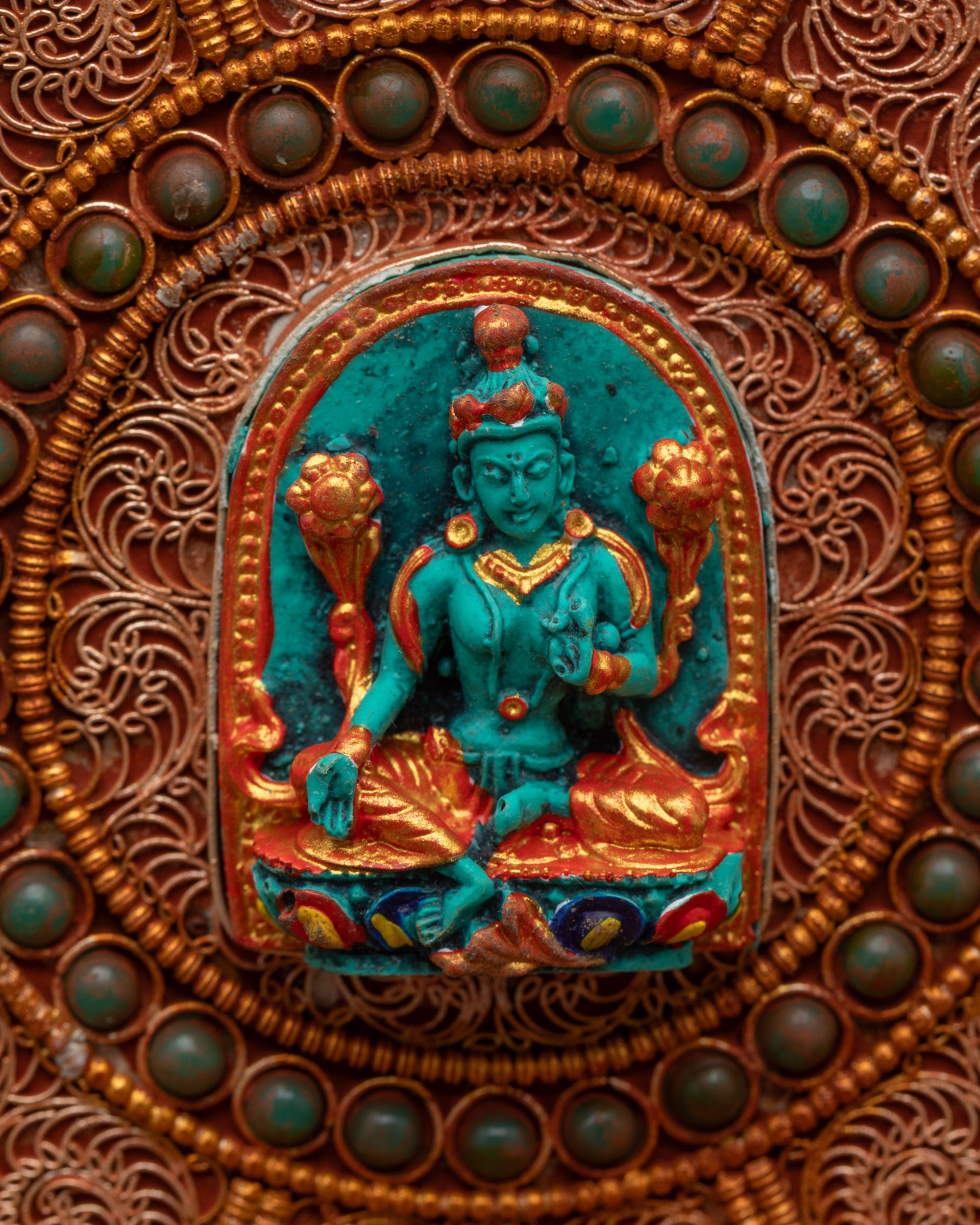 13" Hand-Carved Kartika Ritual Dagger with Throne | Ceremonial Tool