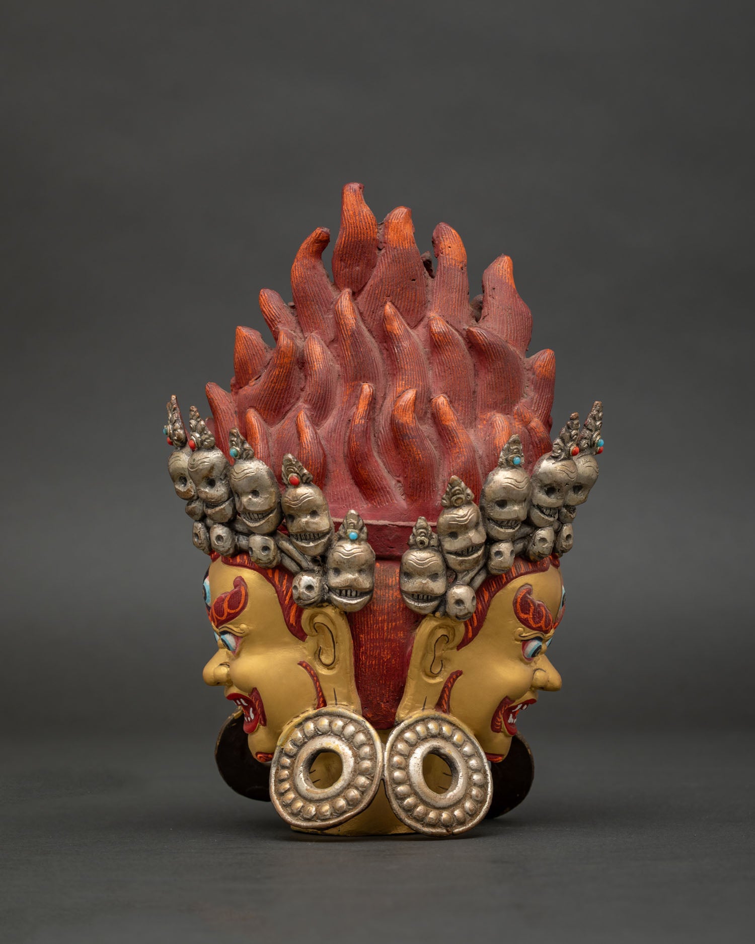 14-armed Mahakala Yab-Yum Statue | Tantric Manifestation of Mahakala