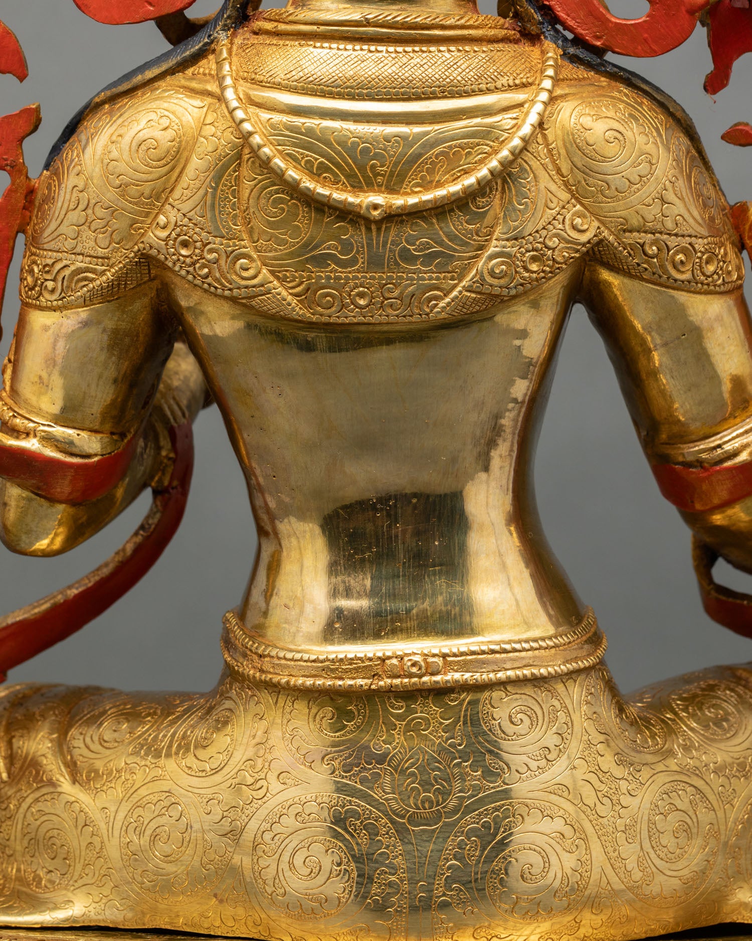 Blessed Green Tara | 24K Gold Gilded Buddhist Statue