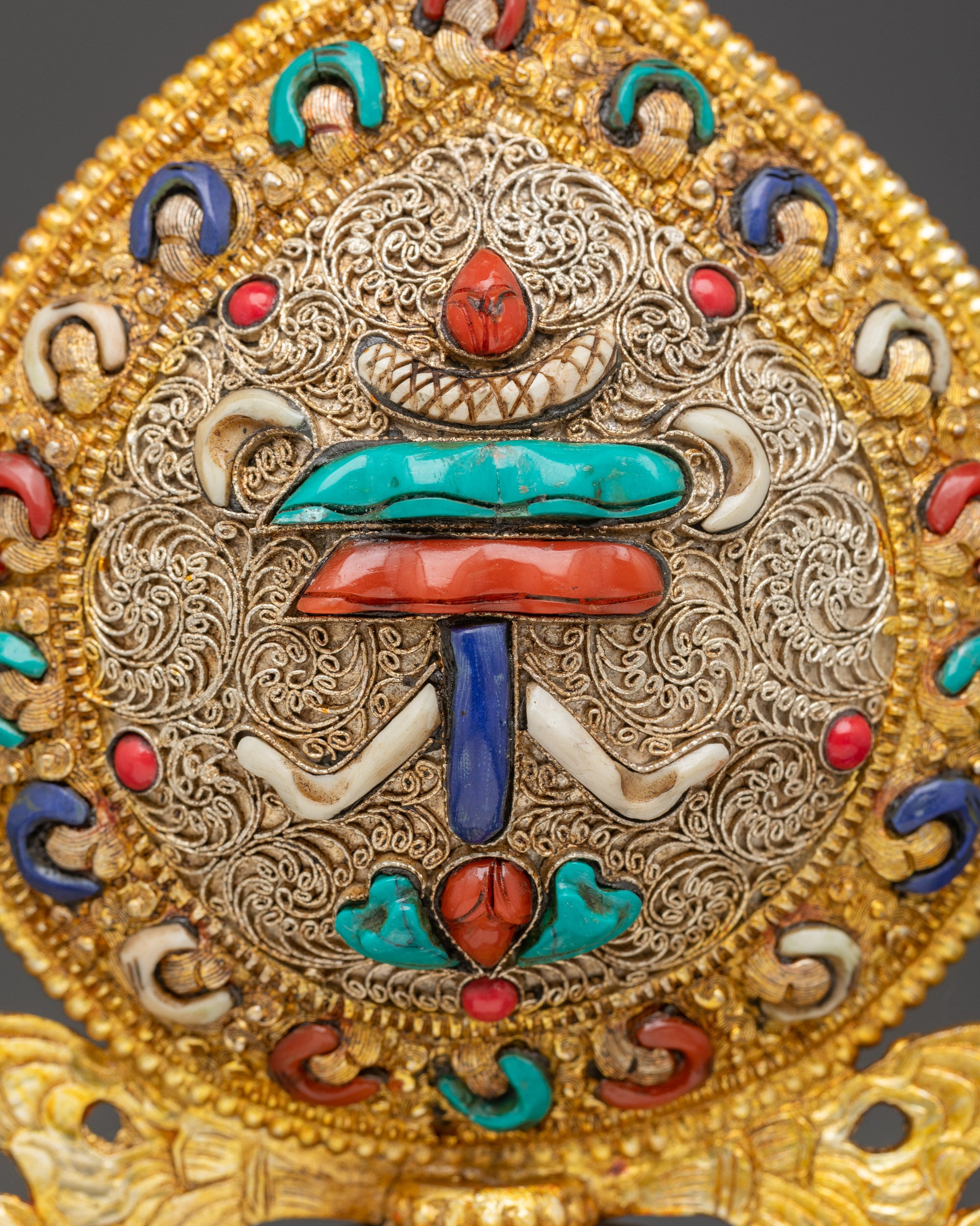 Ashtamangala Set | Sacred Eight Auspicious Symbols for Buddhist Altars