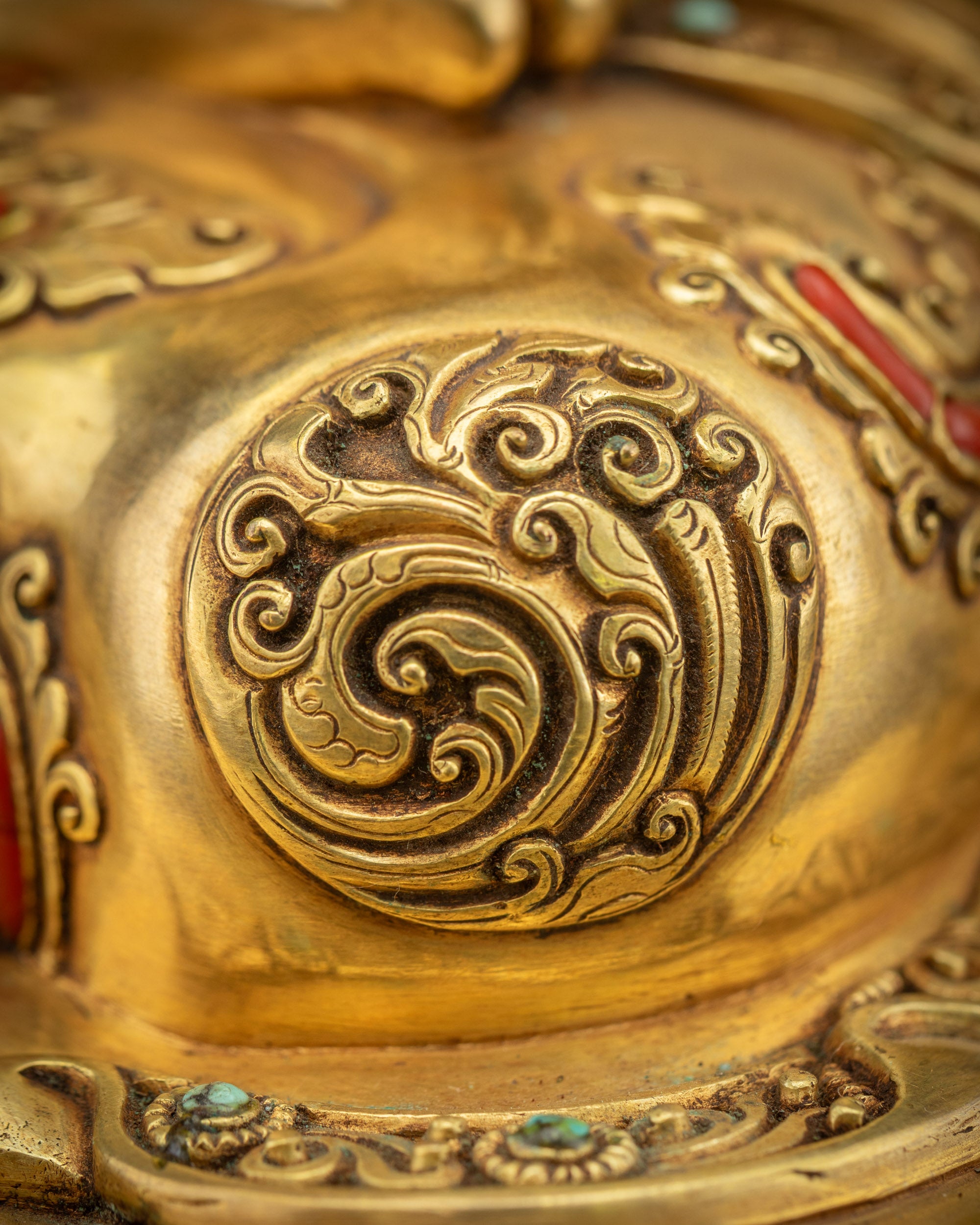 Masterpiece Manjushri Statue | Buddhist Wisdom Bodhisattva Figurine