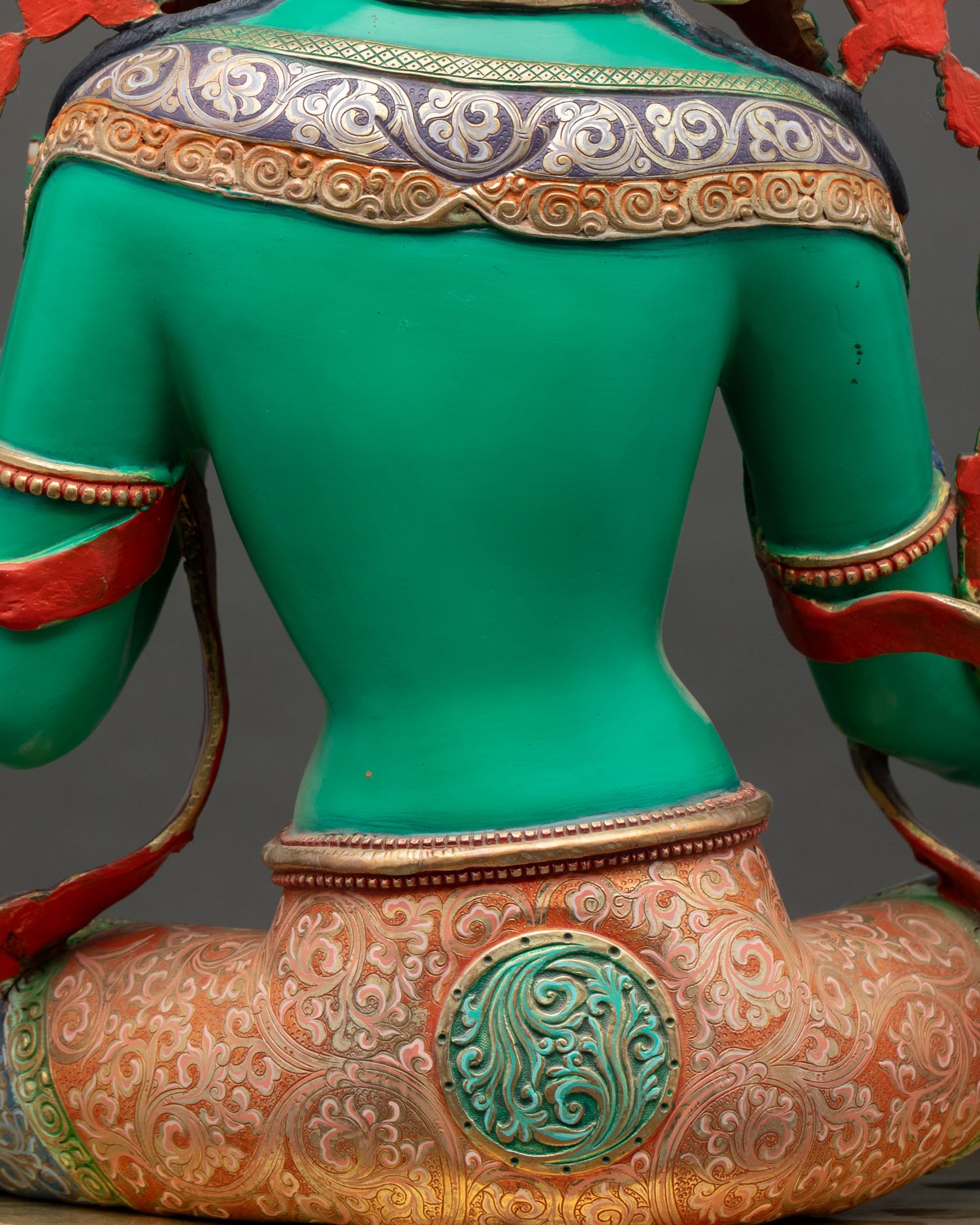 Green Tara Statue | Female Bodhisattva Buddhist Icon