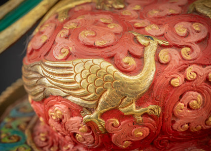 25" Serene Chenrezig Statue | Exceptional Tibetan Spiritual Sculpture