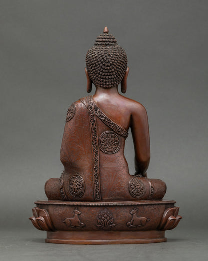 Five Dhyani Buddha Statue Set for Meditation and  Spiritual Practice