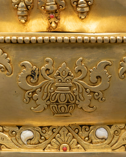 Premium Green Tara Buddhist Sculpture | Tibetan Altar Decor from Nepal