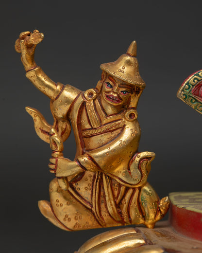 Standing Guru Rinpoche Statue | Buddhist Zen Decor from Nepal