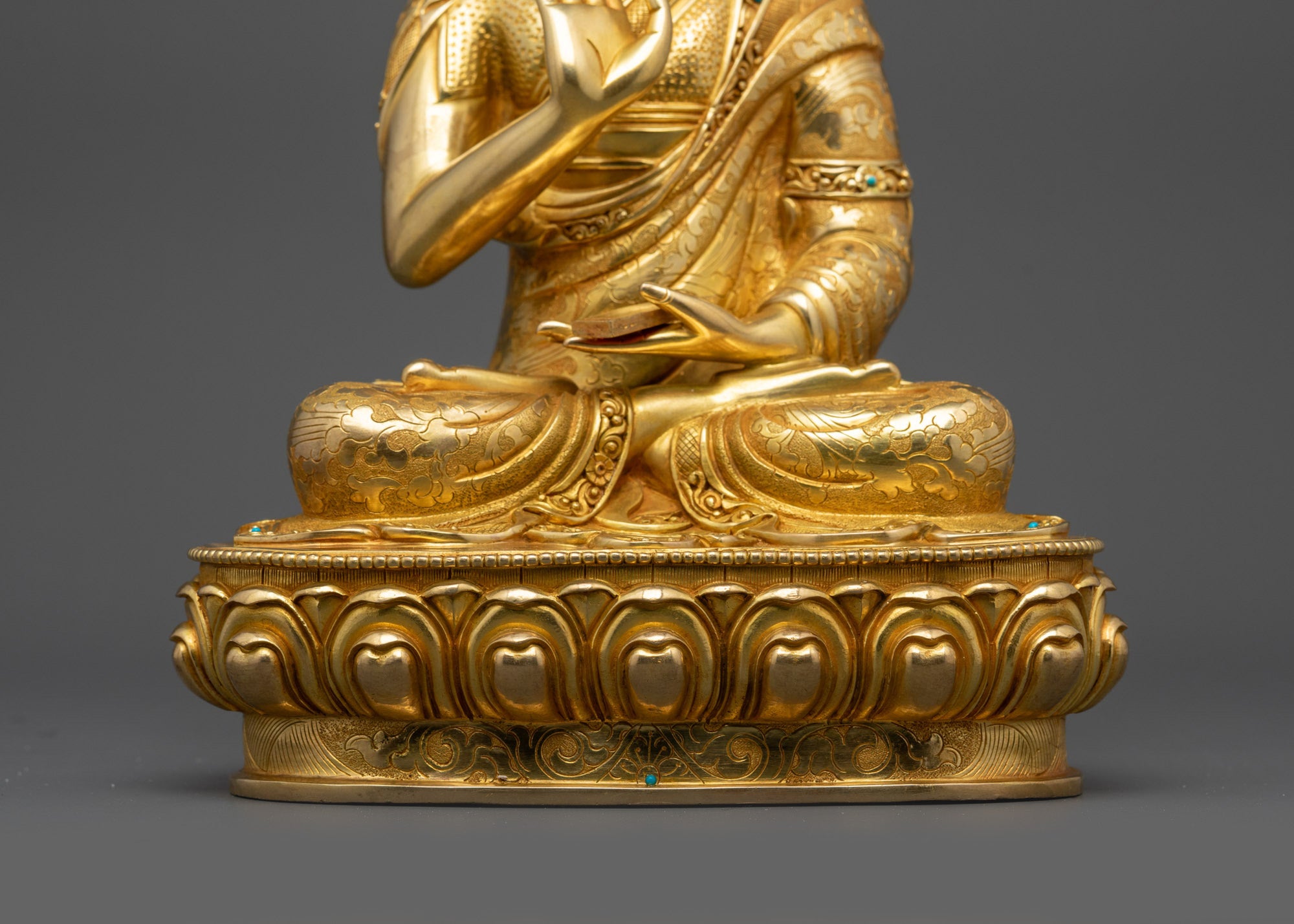 Je Tsongkhapa and His Disciples Statue Set | Buddhist Lama Statues
