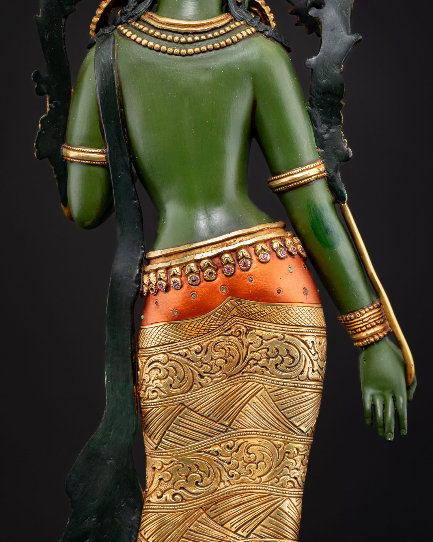 Standing Green Tara Statue | Calm Presence of Compassion