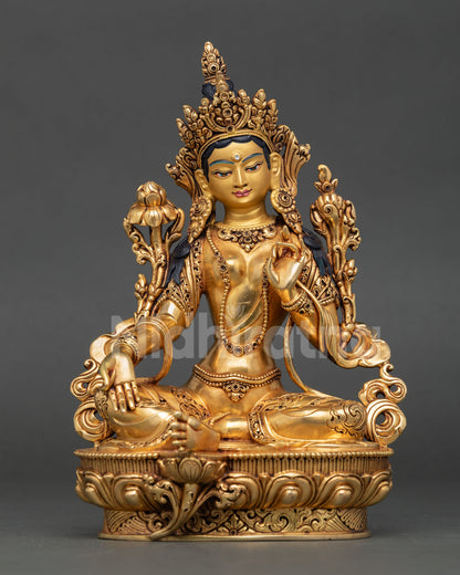 Green Tara Statue