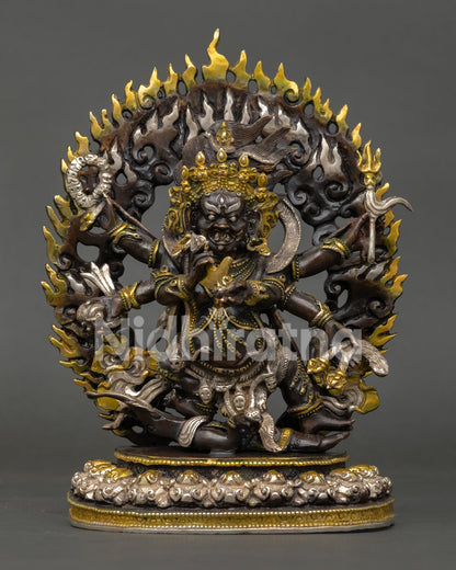 Six Arm Mahakala Statue