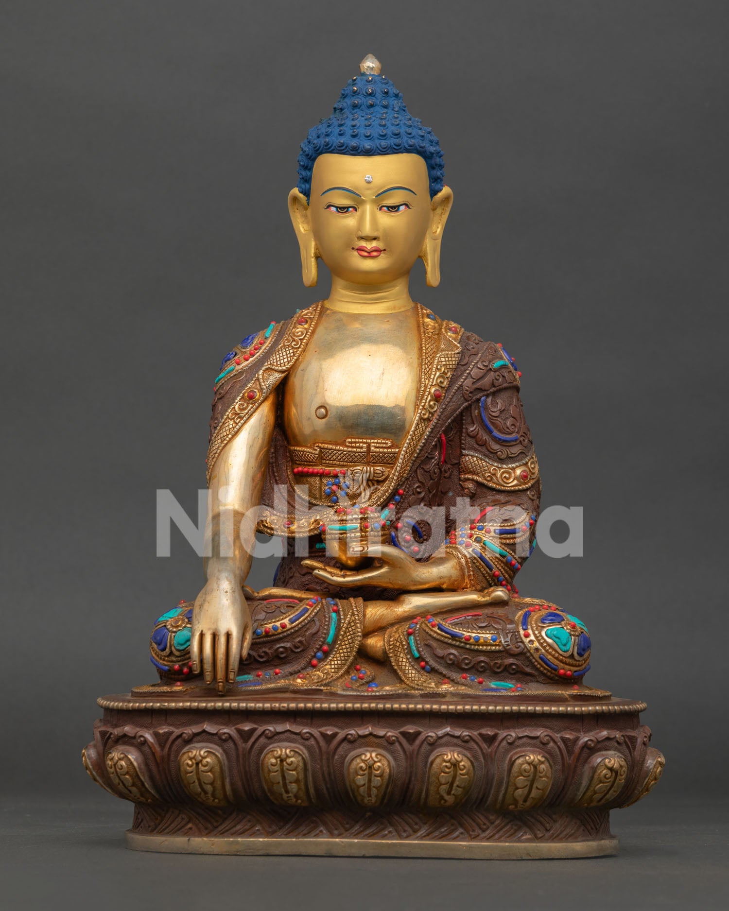 Shakyamuni Buddha Statue from Nepal | Buddhist Meditation Idol