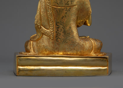 24K Gold-Gilded Tsokye Dorje Set | Traditional Lost-Wax Casted Statues