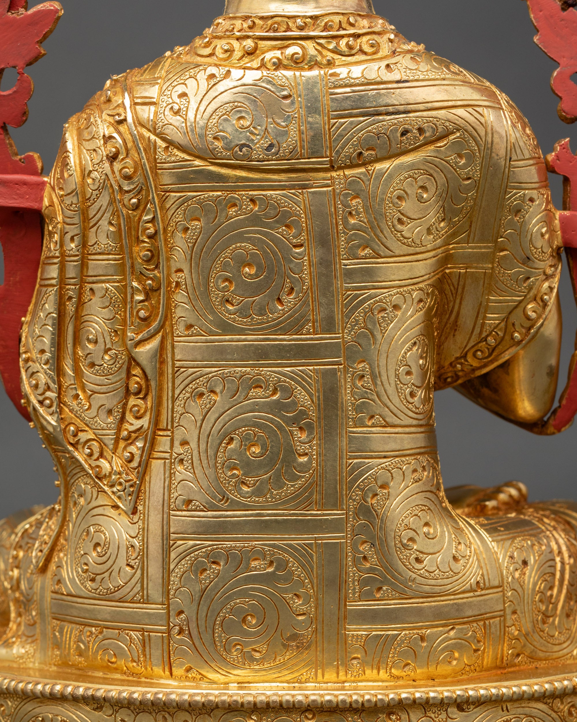 Lama Tsongkhapa Statue Set | Handmade Himalayan Sculptures