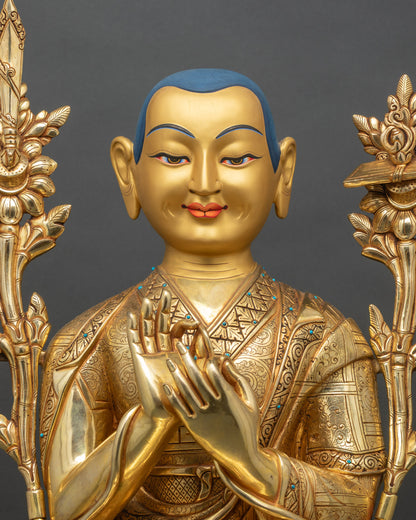 Buddhist Tsongkhapa Set | Handcrafted Trio Set of Buddhist Masters