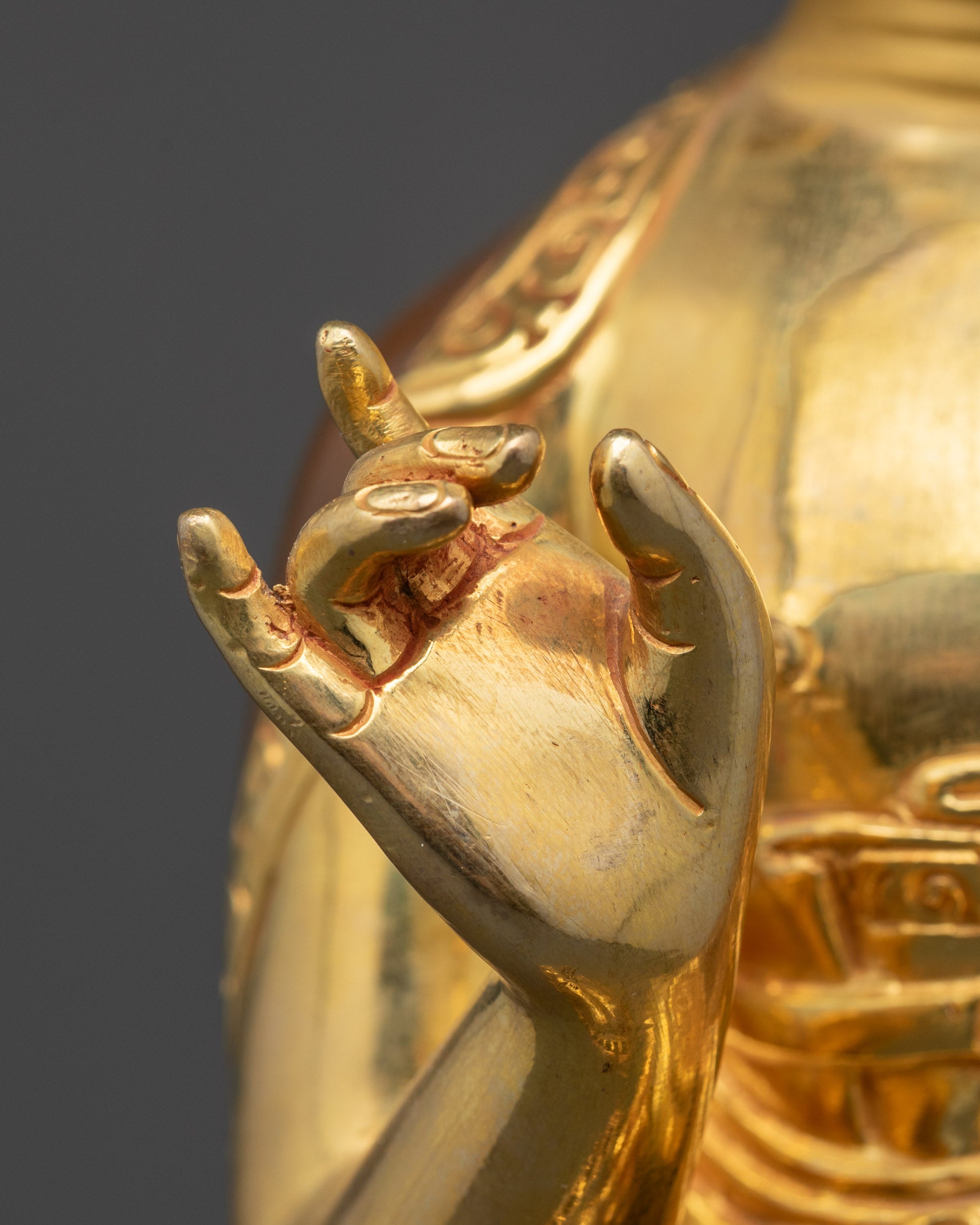 Gautama Buddha and Disciples Statue | Traditional Buddhist Sculpture