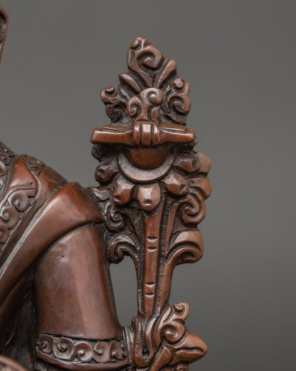 Je Tsongkhapa Statue Set | Himalayan Handcrafted Buddhist Art