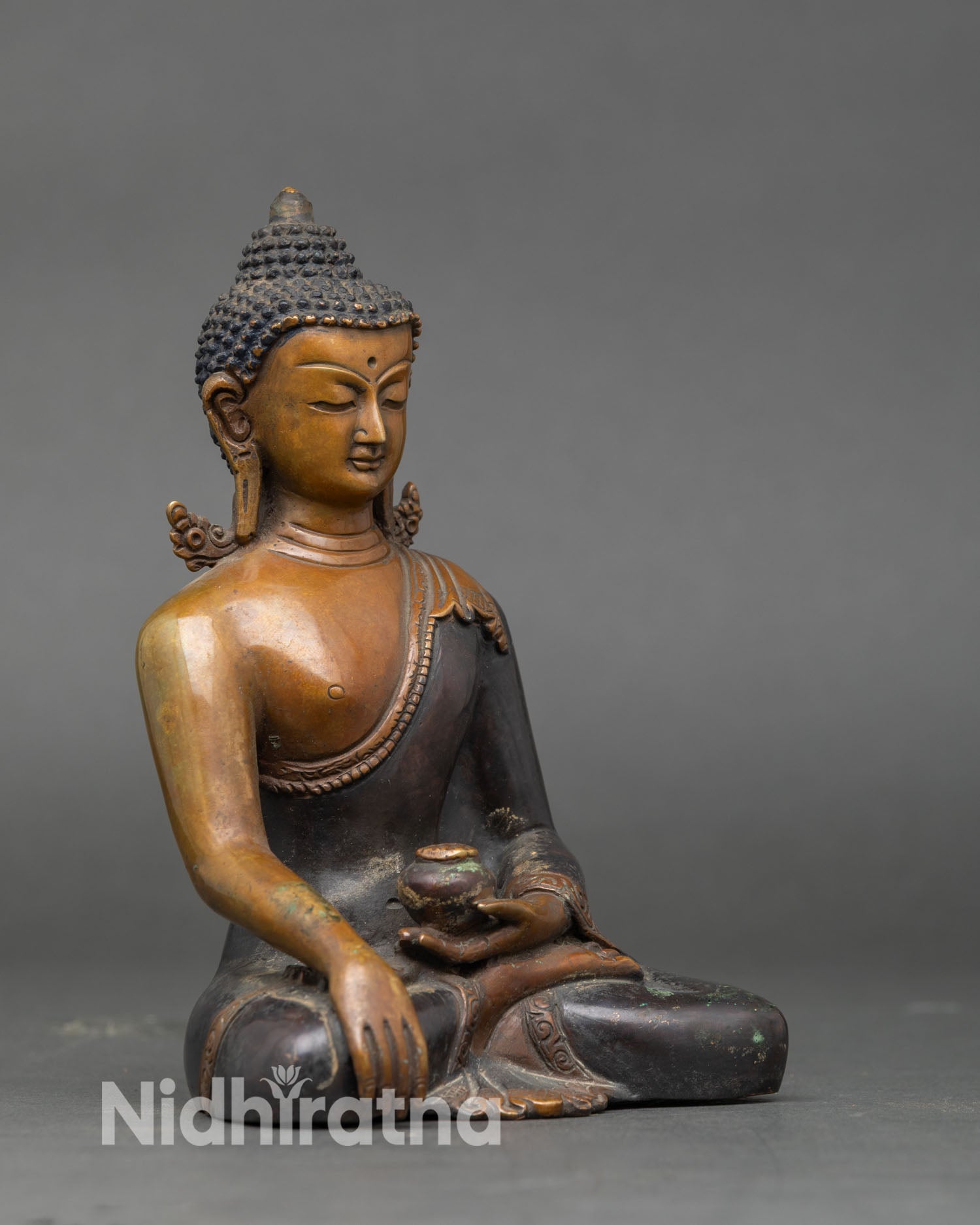 Five Dhyani Buddhas Statue | Himalayan Vajrayana Spiritual Altar Set