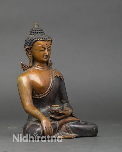 Five Dhyani Buddhas Statue | Himalayan Vajrayana Spiritual Altar Set