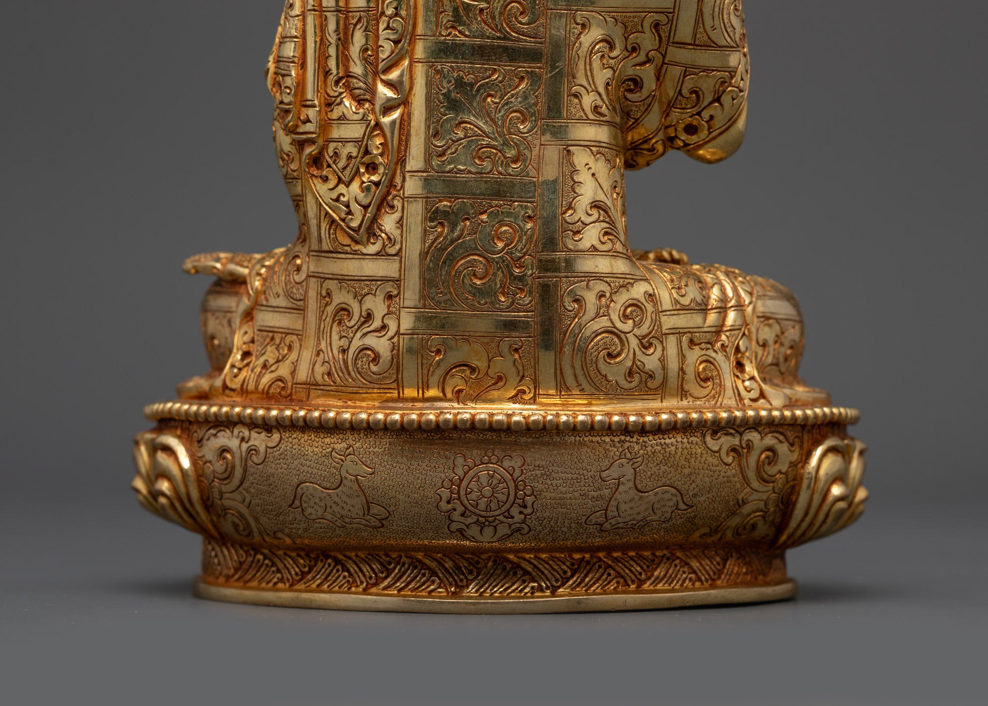 Tsong Khapa Statue Set | Tibetan Buddhist Teacher with Two Disciples