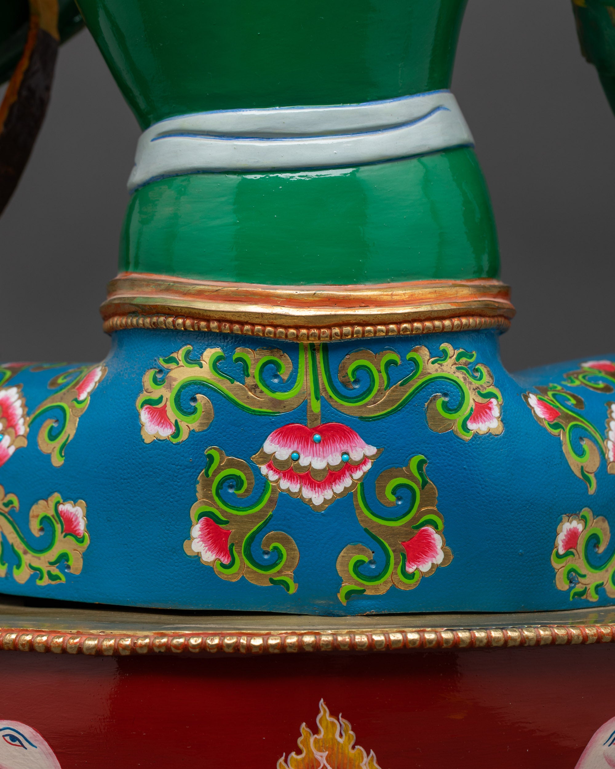 Divine Green Tara Statue | Hand-Carved Buddhist Goddess of Liberation