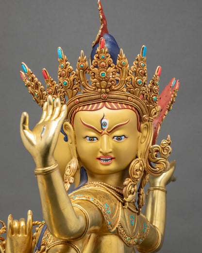 Ushnishavijaya Namgyalma Statue | Tibetan Buddhist Longevity Deity