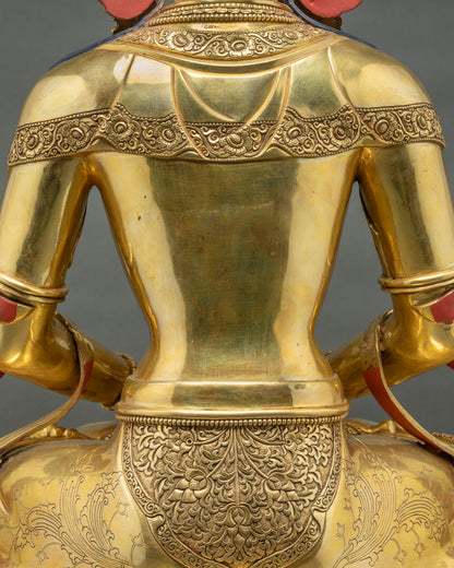 Large Amitayus Statue (80cm) – Enhance Longevity & Spiritual Well-being