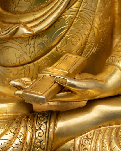 Je Tsongkhapa & Disciples Statue Set | Handcrafted Buddhist Art